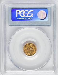 Picture of 1875 GOLD G$1, TYPE 3 MS62 
