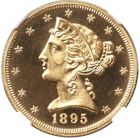 Picture of 1895 LIBERTY $5 PR66+ 