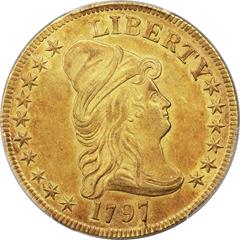 Picture of 1797 DRAPED BUST $10, LARGE EAGLE MS61 