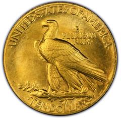 Picture of 1907 INDIAN $10, WIRE EDGE MS65 