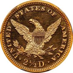 Picture of 1883 LIBERTY HEAD $2.5 PR67 Cameo
