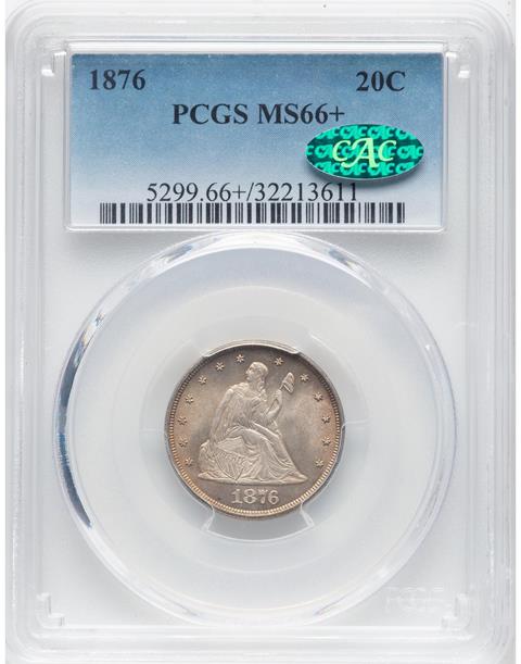 Picture of 1876 20C MS66+ 