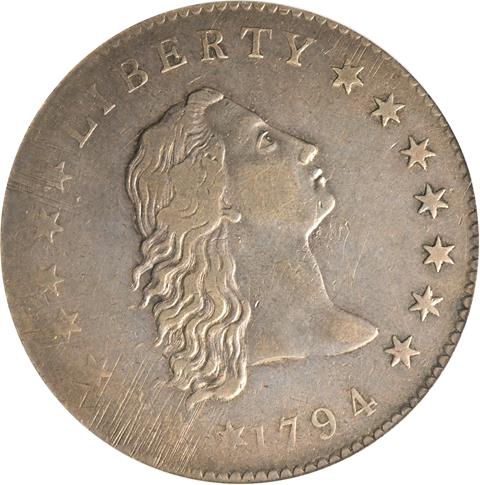 1794 FLOWING HAIR $1