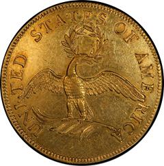 Picture of 1797 DRAPED BUST $10, SMALL EAGLE AU53 