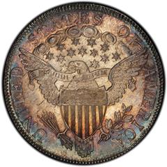 Picture of 1806 DRAPED BUST 50C, POINTED 6, STEM MS62+ 