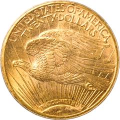 Picture of 1925-D ST. GAUDENS $20 MS64 