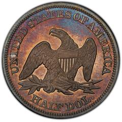 Picture of 1855/54 LIBERTY SEATED 50C, ARROWS PR65 