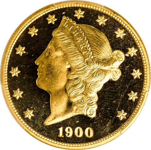 1900 LIBERTY HEAD $20