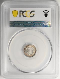 Picture of 1865 SILVER 3CS MS67+ 