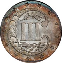 Picture of 1865 SILVER 3CS MS67+ 