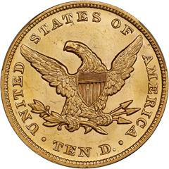 Picture of 1857 LIBERTY HEAD $10 MS61 