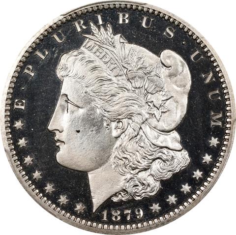 Picture of 1879 MORGAN 50C JUDD-1601, JUDD-1601 PR66 Deep Cameo