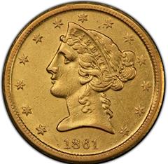 Picture of 1885 LIBERTY HEAD $20 MS61 