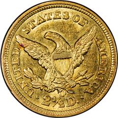 Picture of 1856-O LIBERTY HEAD $2.5 MS62 