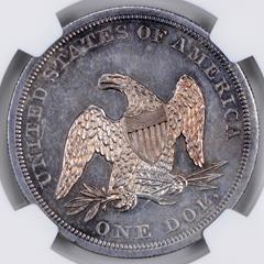 Picture of 1841 LIBERTY SEATED S$1, NO MOTTO PR63+ 