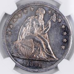 Picture of 1841 LIBERTY SEATED S$1, NO MOTTO PR63+ 