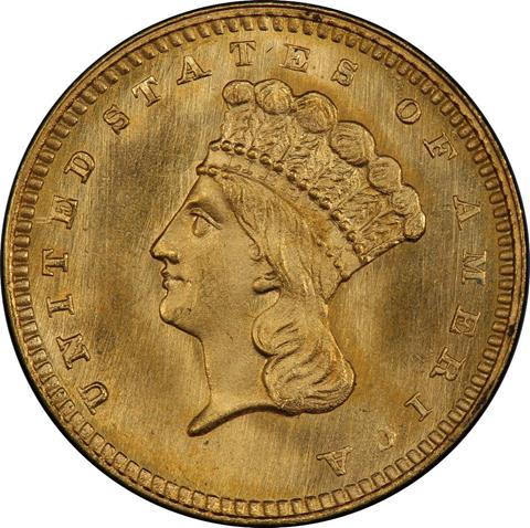 1863 GOLD G$1