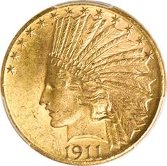 Picture of 1911-D INDIAN $10 MS64 