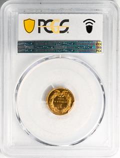 Picture of 1860 GOLD G$1, TYPE 3 PR65 Cameo