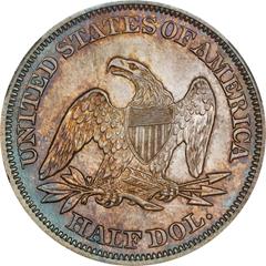 Picture of 1859 LIBERTY SEATED 50C, NO MOTTO MS66 