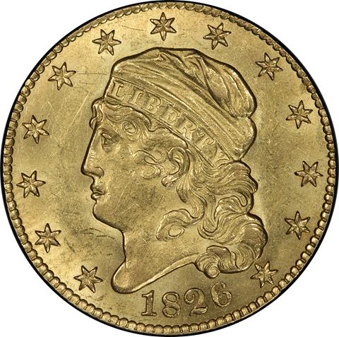Picture of 1826 CAPPED BUST $5 MS61 