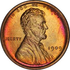 Picture of 1909 VDB LINCOLN MATTE 1C PR66 Red