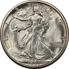 Picture of 1921-D WALKING LIBERTY 50C MS65 