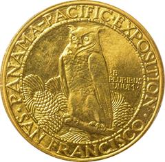 Picture of 1915-S GOLD $50, PAN-PAC ROUND MS65 