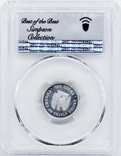 Picture of 1872 AMAZONIAN $3 J-1237, ALUMINUM PR65 Cameo