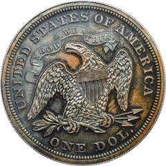 Picture of 1864 S$1 J-397 PR65 Brown