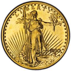 Picture of 1910 ST. GAUDENS $20 PR66 