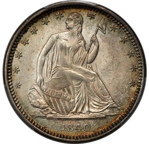 Picture of 1840-O LIBERTY SEATED 50C, NO MOTTO MS64 