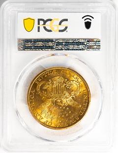Picture of 1893-CC LIBERTY HEAD $20 MS63 