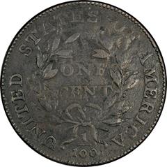 Picture of 1799 DRAPED BUST 1C VF35 Brown