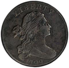 Picture of 1799 DRAPED BUST 1C VF35 Brown