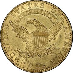Picture of 1826 CAPPED BUST $5 MS61 