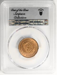 Picture of 1868 2C MS66 Red