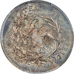 Picture of 1795 DRAPED BUST $1, OFF-CENTER BUST MS64+ 