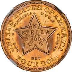 Picture of 1879 $4 STELLA, FLOWING HAIR PR67+ 