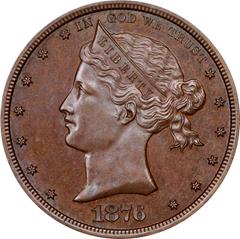 Picture of 1876 - $1 J-1463 PR65 Brown