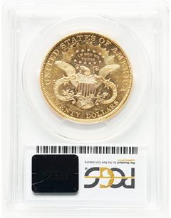 Picture of 1885 LIBERTY HEAD $20 MS62 Proof Like