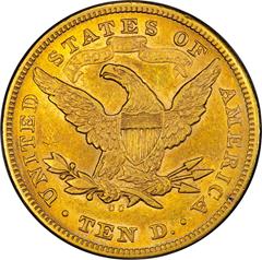 Picture of 1873-CC LIBERTY HEAD $10 MS53 