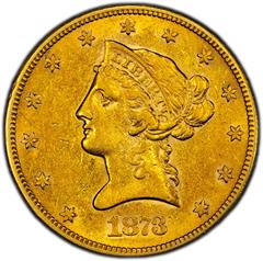 Picture of 1873-CC LIBERTY HEAD $10 MS53 