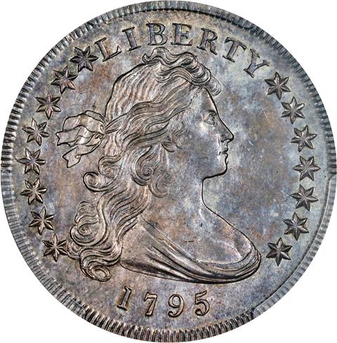 1795 DRAPED BUST $1 MS64