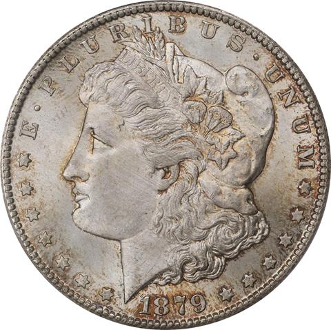 1879-CC MORGAN S$1 MS65