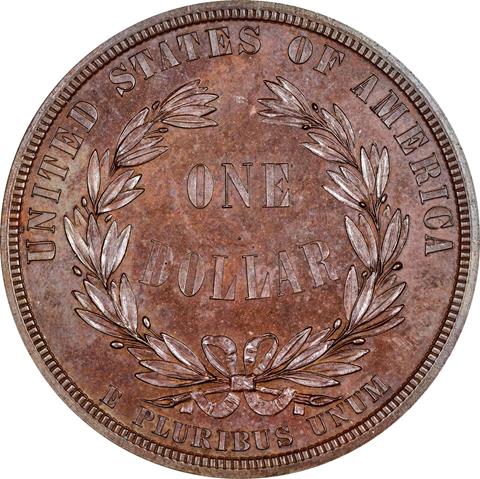 Picture of 1876 - $1 J-1463 PR65 BN