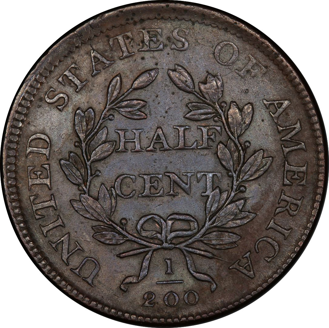 1808/7 DRAPED BUST 1/2C | Rare Coin Wholesalers, a S.L.Contursi Company